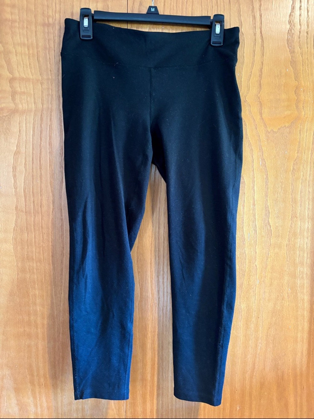 Jockey black leggings, medium